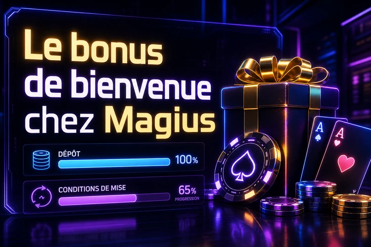 Le bonus de bienvenue chez Magius