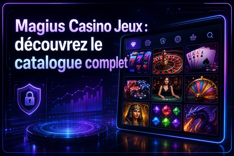 Magius Casino Jeux: découvrez le catalogue complet