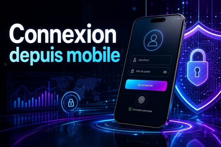 Connexion depuis mobile