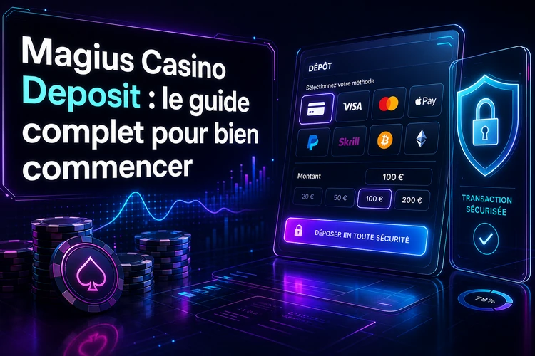 Magius Casino Deposit: le guide complet pour bien commencer