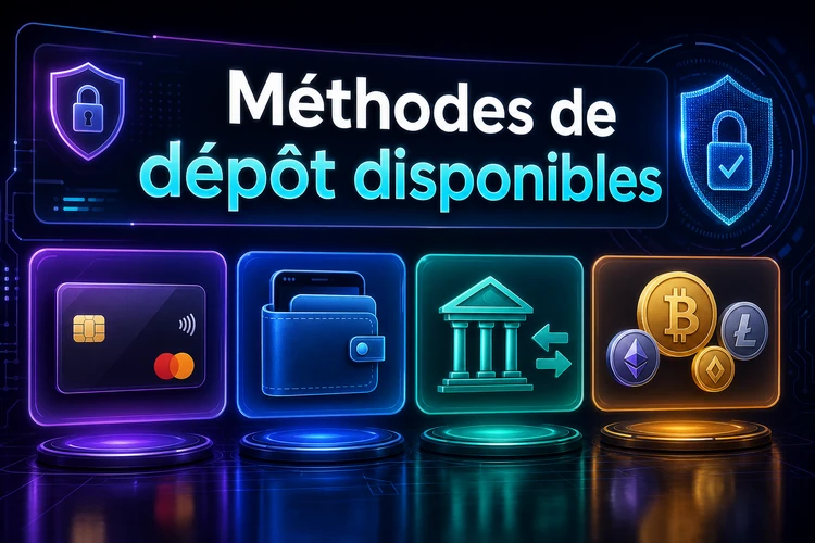 Méthodes de dépôt disponibles